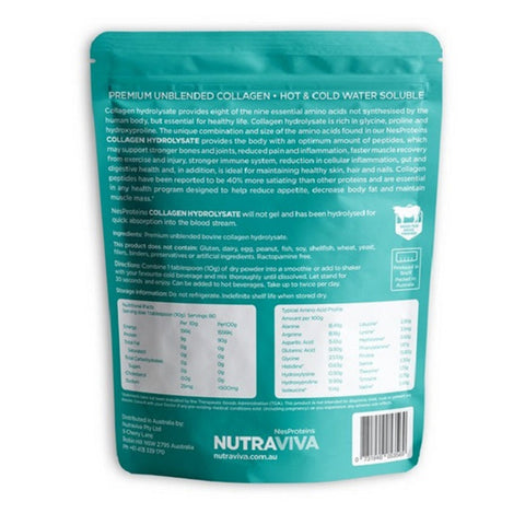 Nutraviva Collagen Hydrolysate Grass Fed 450g