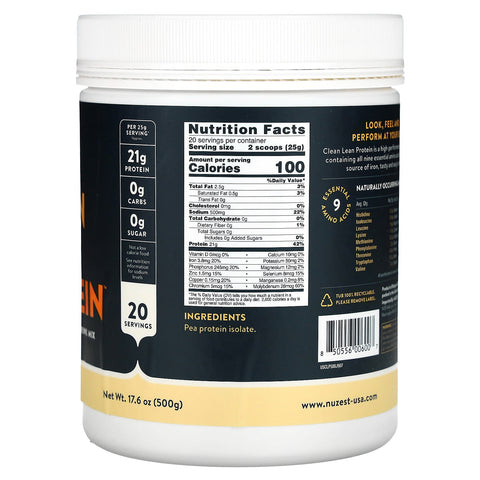 Nuzest Lean Protein Just Natural 500g