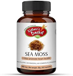 Nature's Basket Sea Moss Capsules - Marine Wellness Boost