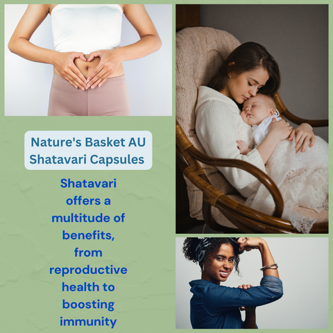 Natures Basket Shatavari 900mg 60 Capsules