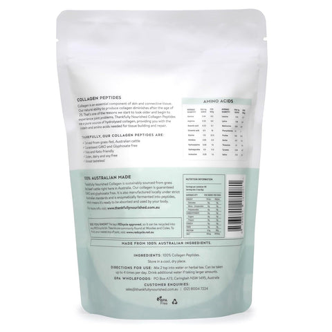 Thankfully Nourished Collagen Peptides 150g