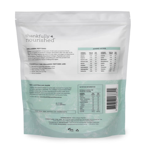 Thankfully Nourished Collagen Peptides 900g