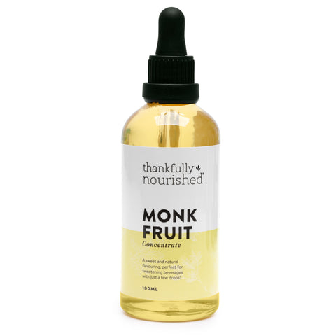 Thankfully Nourished Monk Fruit Concentrate Natural 100ml