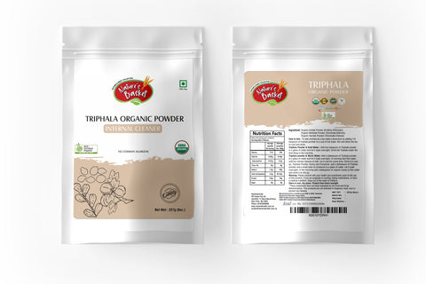 Nature's Basket Triphala Organic Powder 227g - USDA & ACO Certified Organic