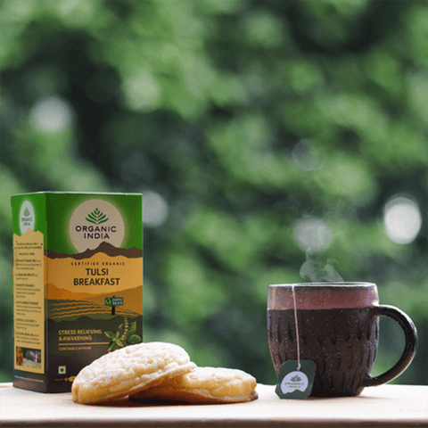 Organic India Tulsi Breakfast 25 Tea Bags