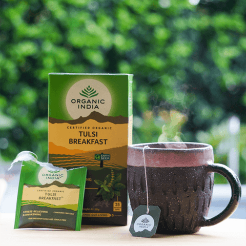 Organic India Tulsi Breakfast 25 Tea Bags