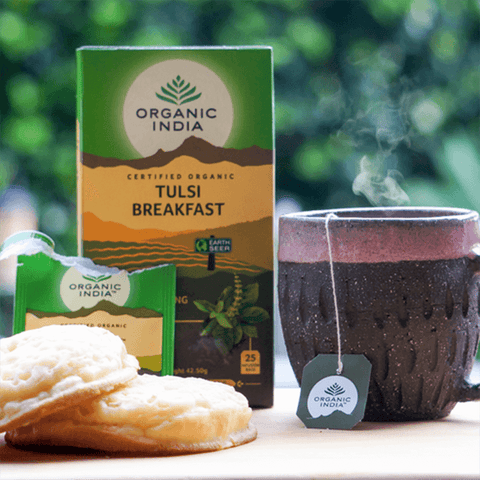 Organic India Tulsi Breakfast 25 Tea Bags