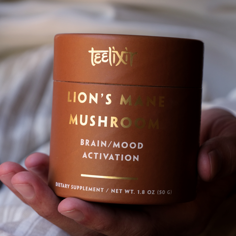 Teelixir Lions Mane Mushroom Powder (Brain/Mood Activation) 100g