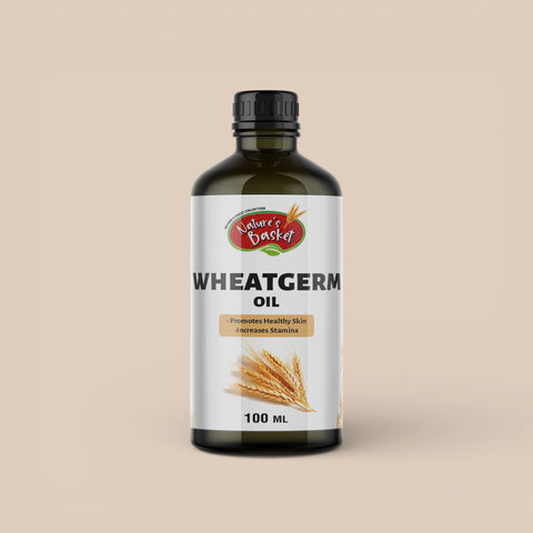 Nature’s Basket Cold Pressed Wheatgerm Oil – Vitamin E-Rich, Pure & Rejuvenating