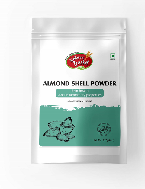 Nature's Basket Almond Shell Powder - 227 Grams