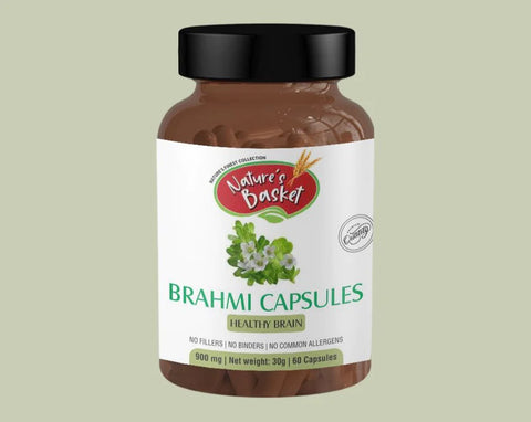 Nature's Basket Brahmi 900mg 60 capsules