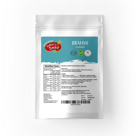 Nature's Basket Brahmi (Bacopa Monnieri) Powder 227g