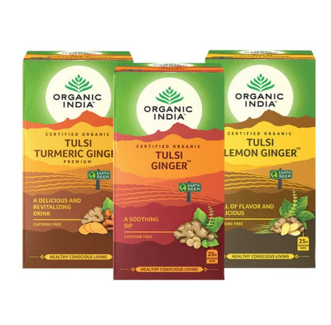 Organic India Tulsi Ginger Bundle