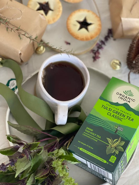Organic India Tulsi Green Tea Classic 25 Tea Bags