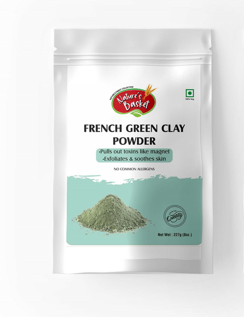 Nature's Basket French Green Clay Powder - 227g