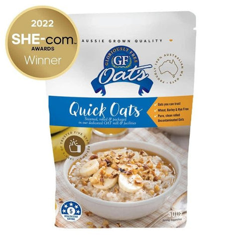 Gloriously Free GF Quick Oats Aussie 500g