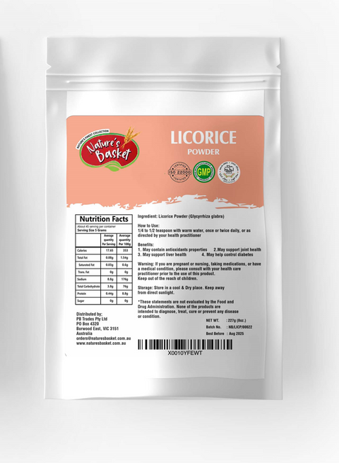 Nature's Basket Licorice Powder 227g