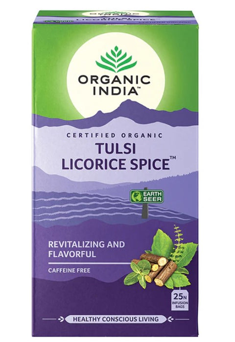 Organic India Tulsi Licorice Spice Tea 25 Teabags