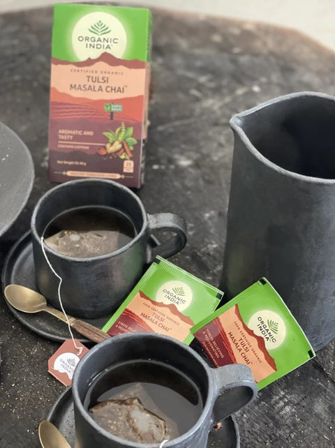 Organic India Tulsi Masala Chai 25 Tea Bags