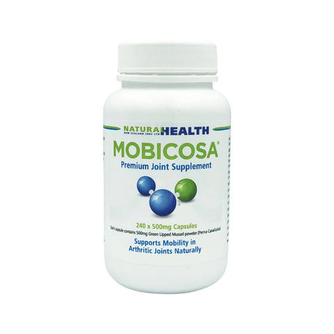 Mobicosa Greenlipped Mussel- joint and nutritional supplement 500mg 240c