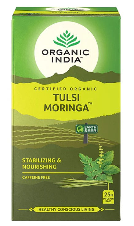 Organic India Tulsi Moringa 25 Tea Bags