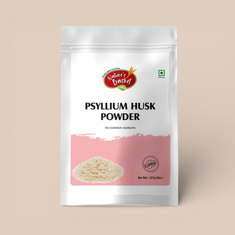 Nature’s Basket Psyllium Husk Powder – Natural, Pure &amp; Digestive-Friendly
