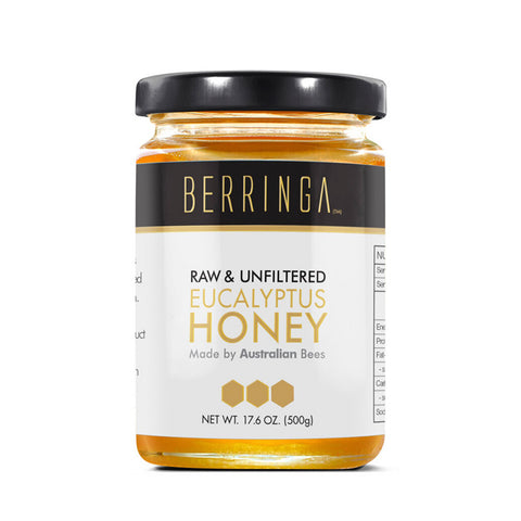 Berringa Honey Eucalyptus Raw Organic 500g