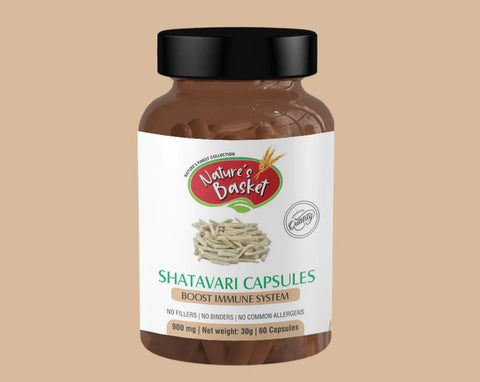 Natures Basket Shatavari 900mg 60 Capsules