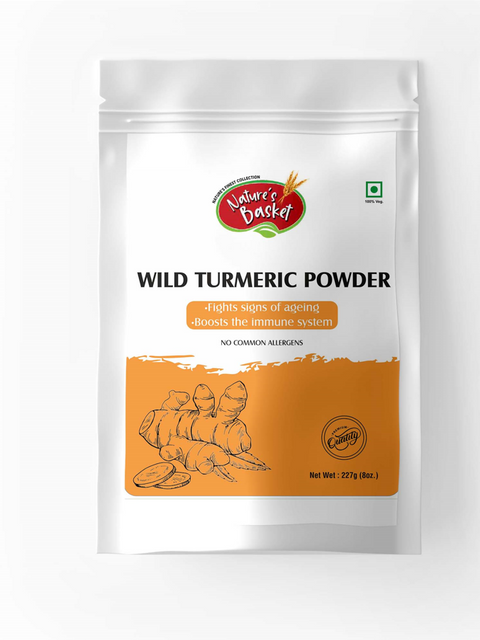 Nature's Basket Wild Turmeric Powder - 227 Grams