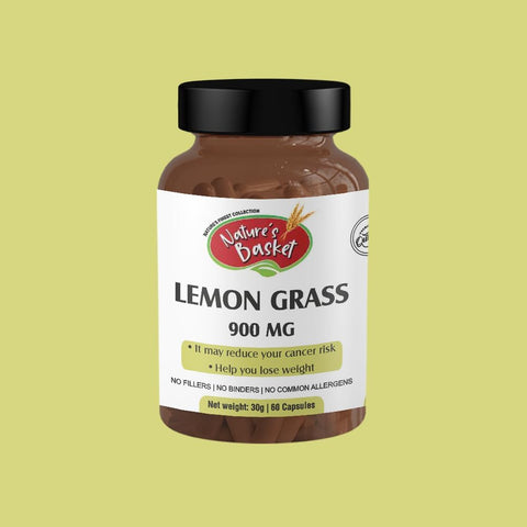 Nature's Basket Lemon Grass Powder Capsule - 60 Capsules
