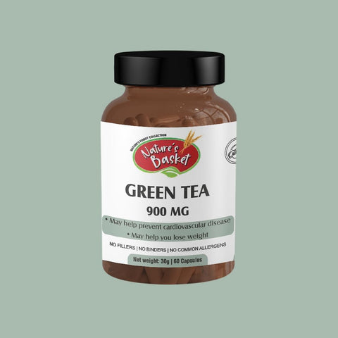 Nature's Basket Green Tea Powder Capsule - 60 Capsules